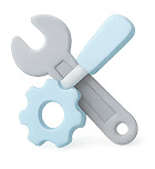 운영 지원 및 기술 A/S 아이콘